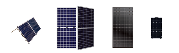Solar Panel, Mono, Split-cell, Foldable, Flexible
